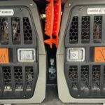 Finn McCool and Zeal (The Kraken) in their Gunner Kennels.